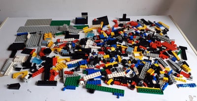 Lego blandet, Større samling div. LEGO klodser fra 70/80´erne, Sæt med diverse LEGO klodser fra fors