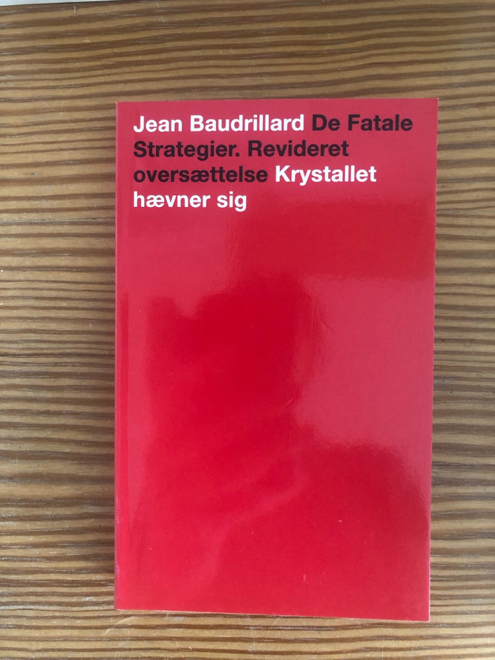 Baudrillard, J. Diverse værker - filosofi, Baudrillard