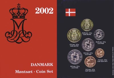 Danmark, mønter, 118 møntsæt fra Den Kgl. Mønt.
Fin kvalitet.
Årgangene og antal kan ses på billede.