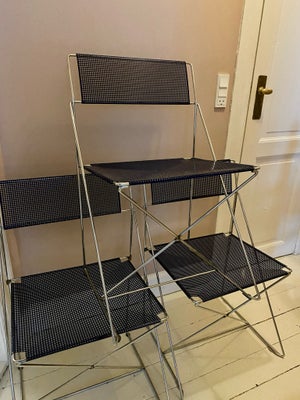 Spisebordsstol, Niels Jørgen haugesen, 6 stk X-line stole af designer Niels Jørgen Haugesen i smuk b