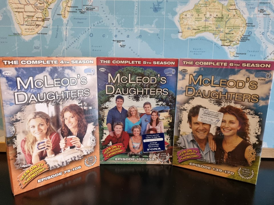 McLeod's døtre - Sæson 1 -6, DVD, TV-serier