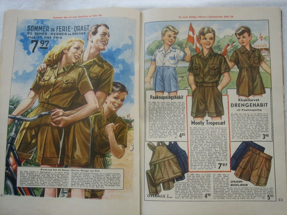 Sommers Magasiner katalog 1958, emne: mode