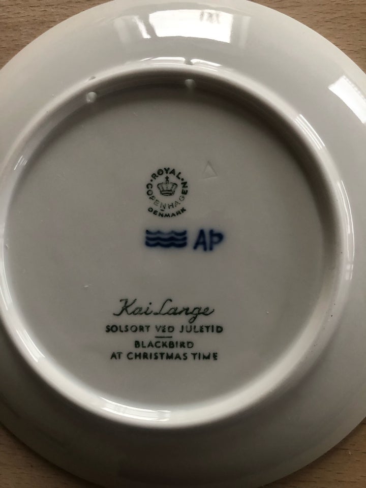 Juleplatter , Royal Copenhagen, 1966