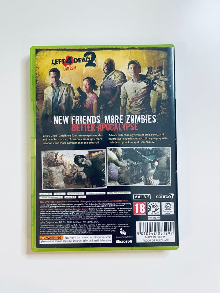 Left 4 Dead 2, Xbox 360, Xbox 360