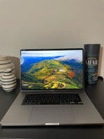 MacBook Pro, 2019 I7 16”, 2,6 GHz