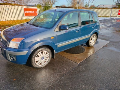 Ford Fusion, 1,6 Elegance, Benzin, 2008, km 171000, blåmetal, træk, nysynet, aircondition, ABS, airb