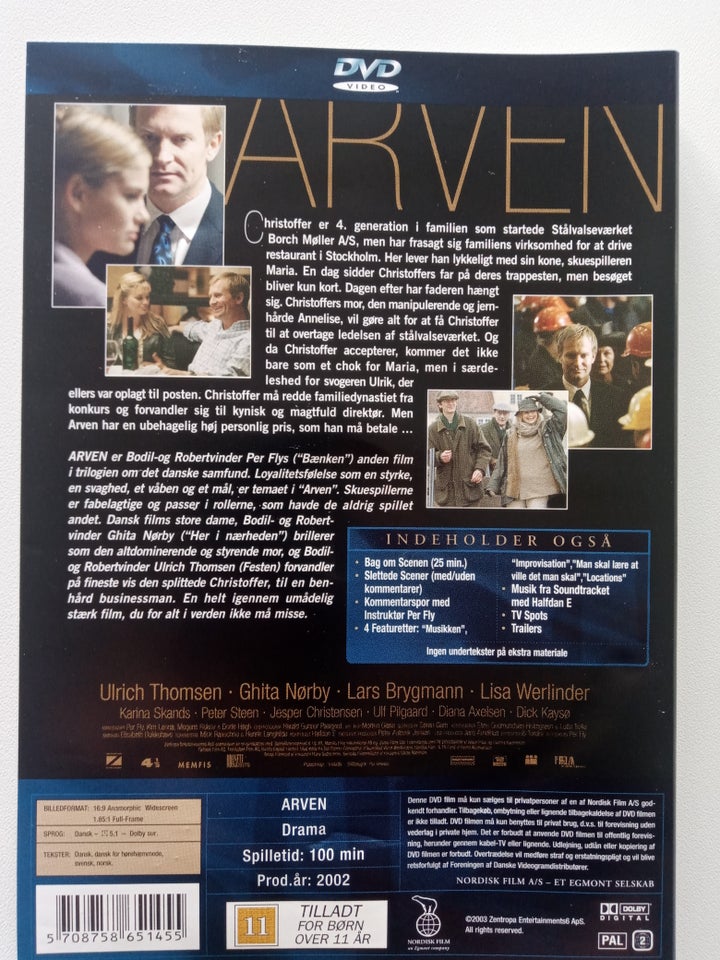 Arven, DVD, drama