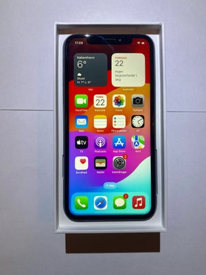 iPhone XS, 64 GB, sort, Perfekt, Telefonen som er fejlfri fremstår næsten som ny og har lige fået ny