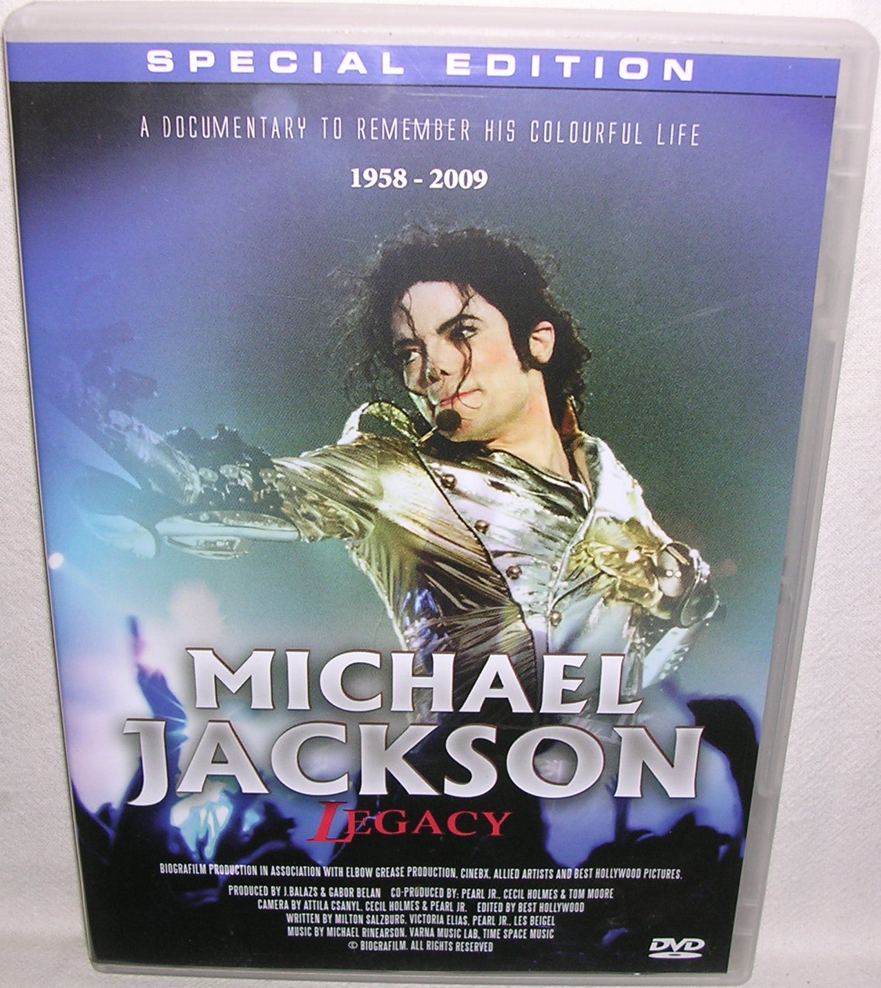 Michael Jackson 1958 - 2009, DVD, musical/dans – dba.dk – Køb og