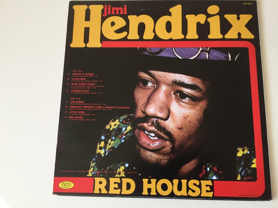 LP, Jimi Hendrix, Red House