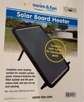 Solpanel / SolarBoard / Solvarmer, Swim and Fun