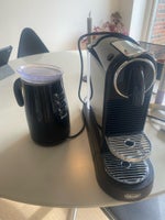 Nespresso kapsel kaffemaskine & mælkeskummer, Nespresso