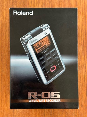 MP3 recorder, Andet, ROLAND R-05 , Perfekt, DISC Roland R-05 WAVE/MP3 Audio Recorder Detaljer:

Ster