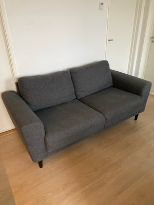 Sofa, 2 pers. , Hjort Knudsen, Sofa i grå, rigtig flot stand og god komfort. 
Mål 85x180cm, siddehøj