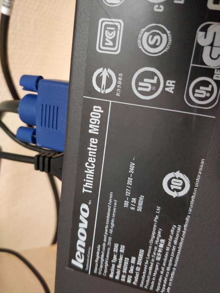 Lenovo, M90P Thinkcentre, 2.93 Ghz