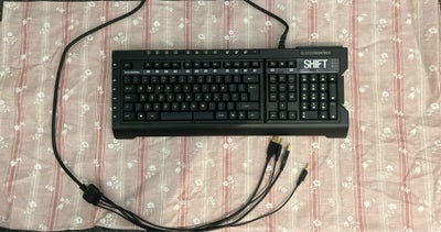 Tastatur, Steel Series , SHIFT 64100, God, Super lækker og fuld funktionsdygtig og smart gaming tast