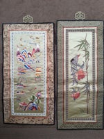 Silkebroderier Silkebroderi, Kinesisk silkekunstner,
