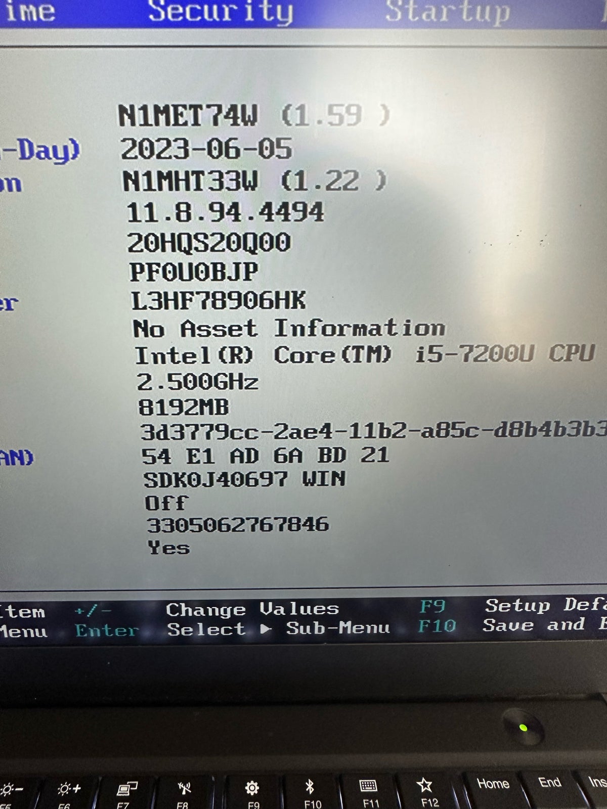 Lenovo X1 Carbon gen 5, Core i5 GHz, 8 GB ram