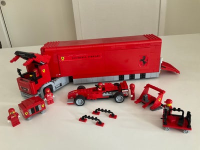 Lego Racers, 8654, Lego Racers 8654; Scuderia Ferrari truck, 2005; (udgået);
I god stand; Uden samle
