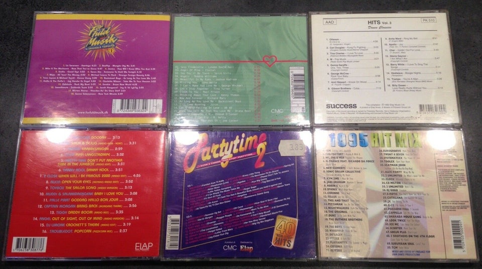 PARTY HITS: 6 CD, pop
