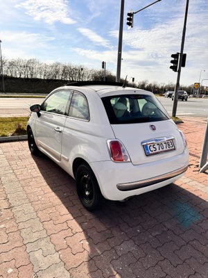 Fiat 500, Benzin, 2008, km 148000, hvid, nysynet, 3-dørs, ??KØB DIN NYE BIL MED LAV KM TRODS ALDER! 