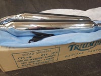 Triumph Bonneville T100 udstødning lyddæmpere