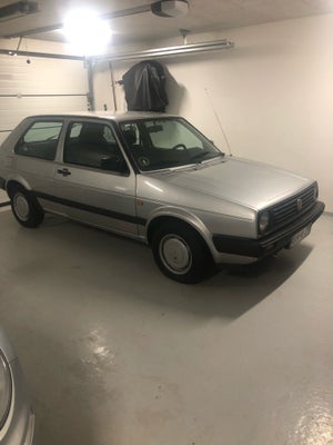 VW Golf II, 1,3 CL, Benzin, 1991, km 173000, sølvmetal, 3-dørs, service ok, Flot velbevaret Volkswag