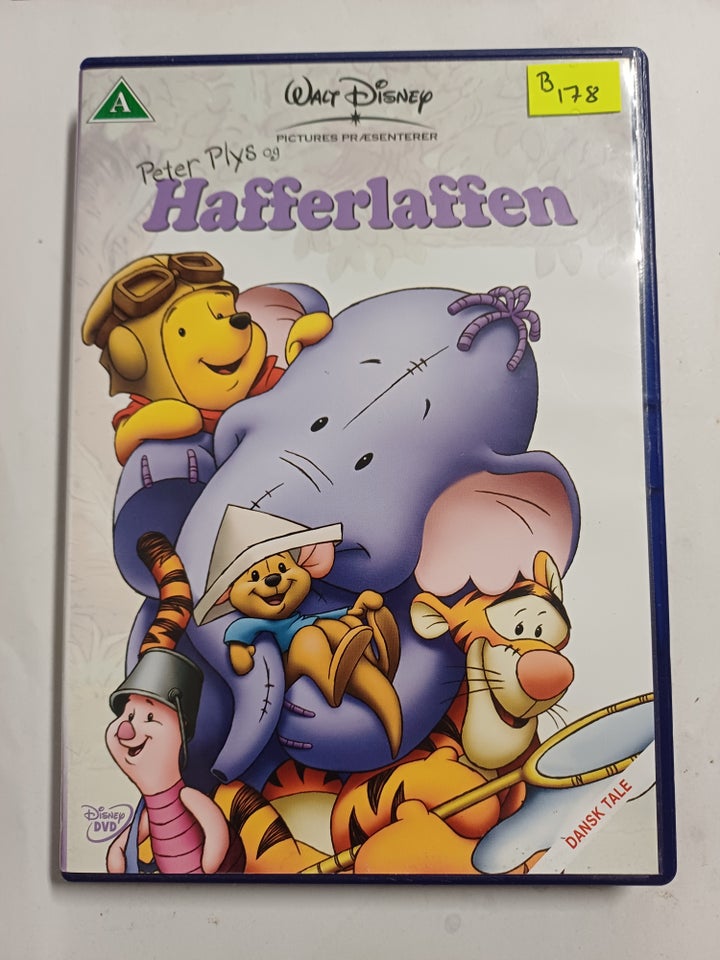 Peter Plys og Hafferlaffen, instruktør Disney, DVD