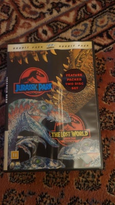Jurassic park 1+2, DVD, action, Jurassic park 1 +2

20 kr