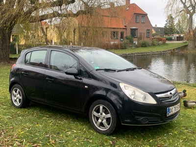 Opel Corsa, 1,3 CDTi 75 Cosmo, Diesel, 2009, km 234000, sortmetal, træk, nysynet, ABS, airbag, alarm