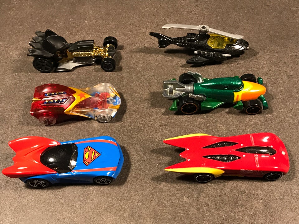 Hot Wheels - Justice League biler, Mattel