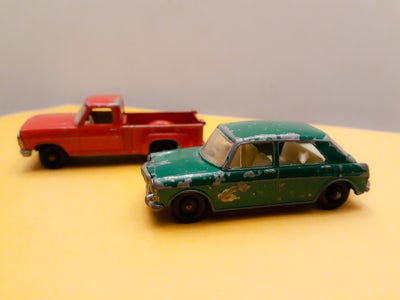 Modelbil, MG 1100 & FORD VAREBIL, 2 stk Matchbox / Lesney Models sælges. Fast samlet pris. Stand som