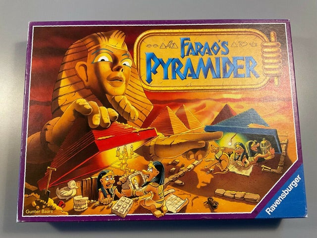 Faraos pyramider, brætspil, Flot, komplet spil. Fast pris