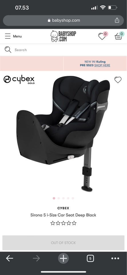 Autostol, Cybex Sirona S i-Size