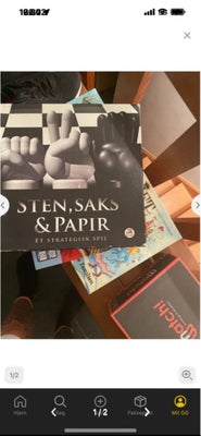 Sten saks & papir, brætspil, Sælger dette spil 
100kr
Har rigtig mange annoncer med en hel masse for