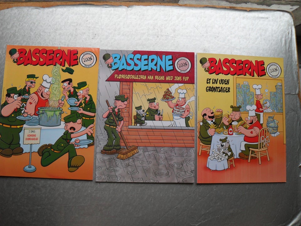 BASSERNE 100% NR. 2,3,4., MORT WALKER, Tegneserie