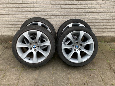 Alufælge, 18", BMW, 245 / 40 / R18, krydsmål 5, vinterdæk, fælge med dæk, Bagdæk Michelin kørt 2 md.