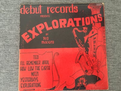 LP, Teo Macero, Explorations, Jazz, Teo Maceros debutalbum fra 1953 på Debut

Label: Debut Records –