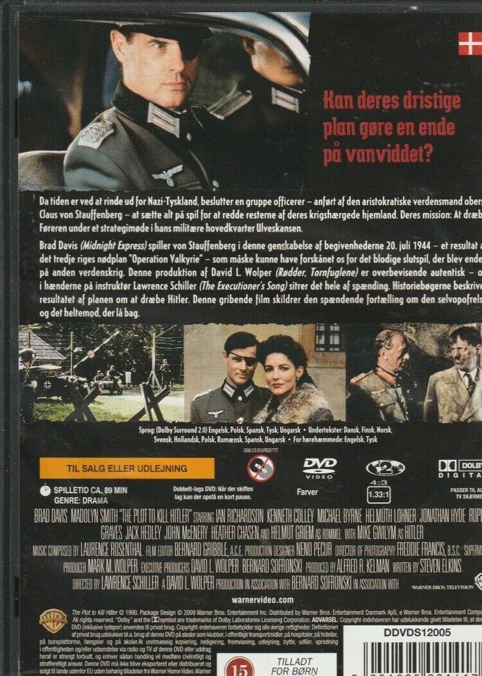 The plot to kill Hitler, instruktør Lawrence Schiller, DVD