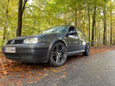 VW Golf IV, 1,4 Comfortline, Benzin, 2003, km 225000, grå, træk, aircondition, ABS, airbag, 5-dørs, 
