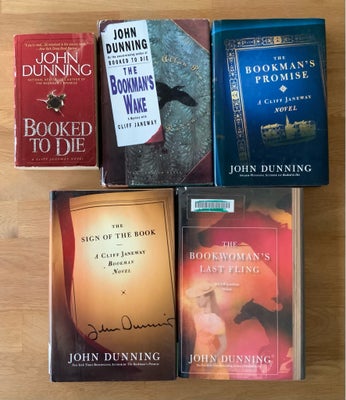 Cilff Janeway serien (på engelsk), John Dunning, genre: krimi og spænding, Her får du alle 5 bøger i