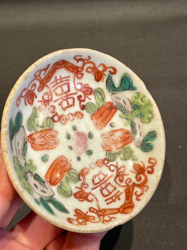 Kinesisk antik porcelæn mini skål , Porcelæn - Chinese -