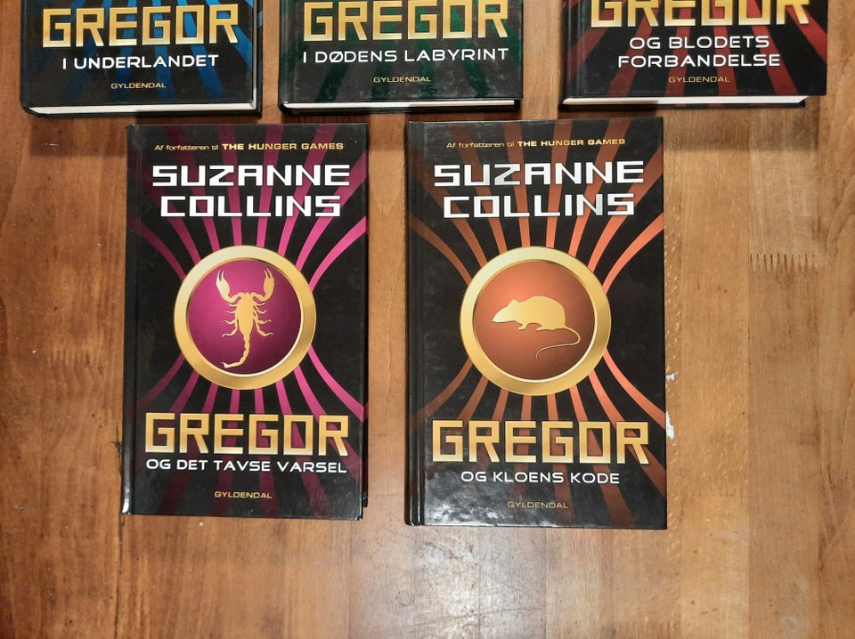 Gregor 1-5 (komplet, danske), Suzanne Collins