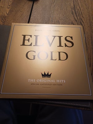LP, Elvis, Elvis Gold, Rock, Super sjældent dobbelt album med Elvis fineste hits.
Helt unik og er 10