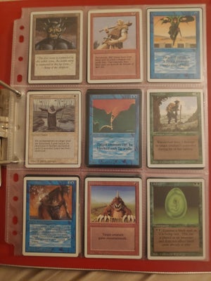 Samlekort, Mtg Magic kort, Så er der flere fede oldschool kort. Der er 54 kort i alt fra serierne:

