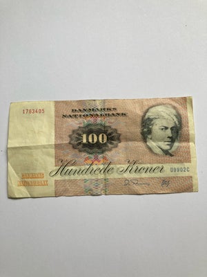 Danmark, sedler, 100, Ældre 100kr seddel 