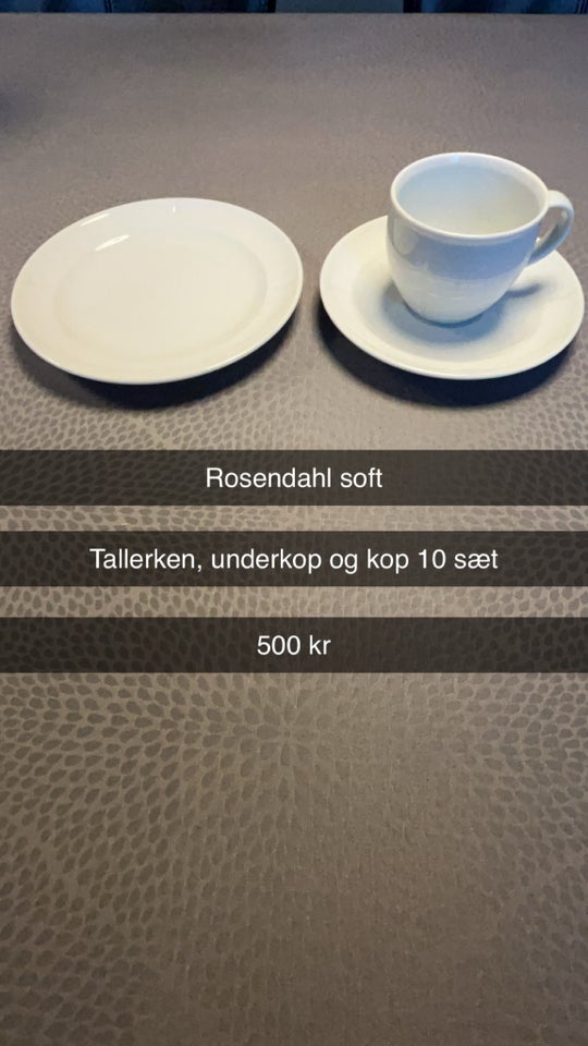 Porcelæn, Skål, kopper