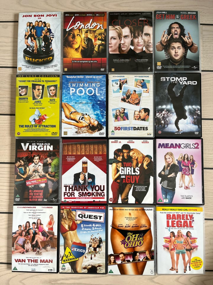Forskellige titler, DVD, andet