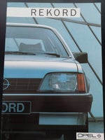 Brochure, Opel Rekord