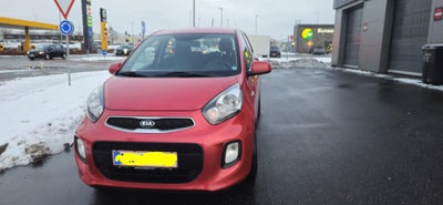 Kia Picanto, 1,0 Style+ Limited, Benzin, 2017, km 156000, rød, nysynet, aircondition, airbag, 5-dørs